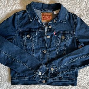 Levi’s BLUE Jean Button Up Jacket (Size: XS)